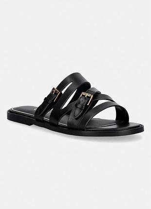 Urbanshop com ua guessшльопанці жіночі шкіряні grayden чорні fljgry lea03 розміри запитуйте