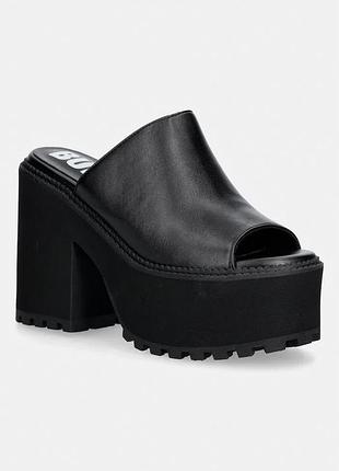Urbanshop com ua buffaloшлепанцы на каблуке женские killah mule черные 1291683 размеры запитуйте