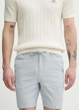 Urbanshop com ua bossшорты мужские с льном kane1 голубые regular waist 50557537 размеры запитуйте