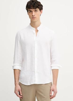 Urbanshop com ua marc o'poloсорочка чоловіча лляна біла однотонна 5000012792 розміри запитуйте