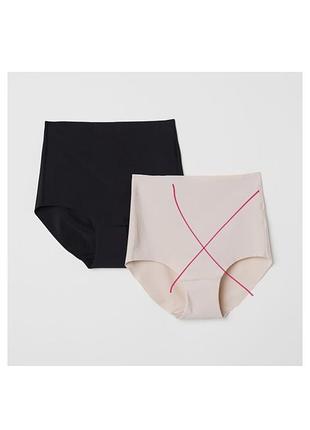 Трусики утягуючі високої посадки. нові. чорні. s. h&m