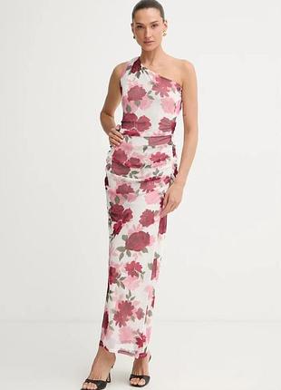 Urbanshop com ua morganсукня с драпировкой rilbo красная в цветы rilbo размеры запитуйте