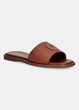 Urbanshop com ua trussardiшльопанці жіночі шкіряні коричневі n077s101038n розміри запитуйте