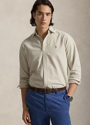 Urbanshop com ua polo ralph laurenсорочка чоловіча бавовняна коричнева 710805562 розміри запитуйте
