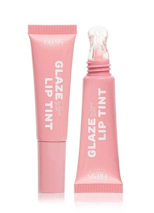 Блеск для губ glaze lip tint [01 - bubble gum] (10 мл) от bless beauty