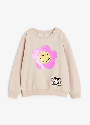 Свитшот с пайетками h&amp;m