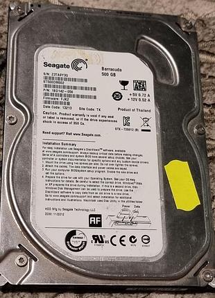 9% hdd 3.5 500 гб seagate 7200 rpm 90.3/105 st500dm002-1bd142 жорсткий диск сигейт