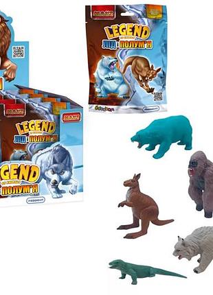 Стретч-іграшка у вигляді тварини 60/cn25 "лід і полум’я" серії "legend of animals максі" у диспл. #sbabam