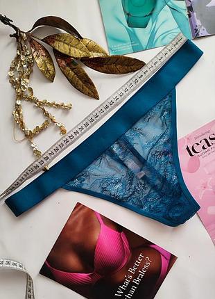 Трусики стрінги victoria's secret m 38 40 pink
