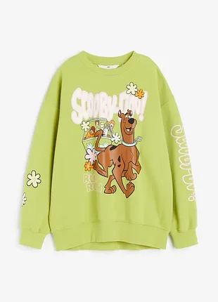Яркий свитшот из scooby doo h&amp;m