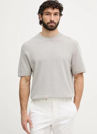 Urbanshop com ua boss orangeфутболка мужская с льном серая 50558718 размеры запитуйте