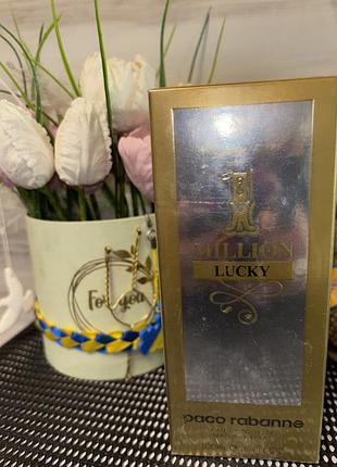 Парфум lucky paco rabanne 1 million 100ml. пако рабане 1 мільйон лакі 100мл (туалетна вода)