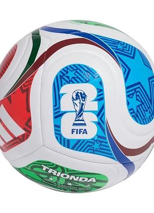 Футбольный мяч adidas fifa world cup 26 trionda training jd8032 football, размер no5