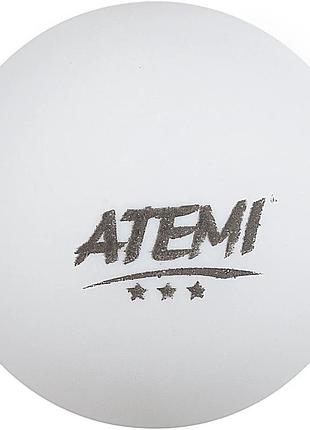 М'яч для настільного тенісу atemi 3* (white)