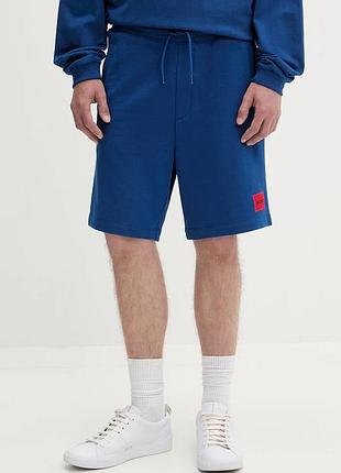 Urbanshop com ua hugoтрикотажні шорти чоловічі бавовняні diz222 блакитні regular waist 50466196 розміри запитуйте