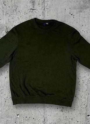 Чоловічий світшот h&m divided basic у кольорі хакі