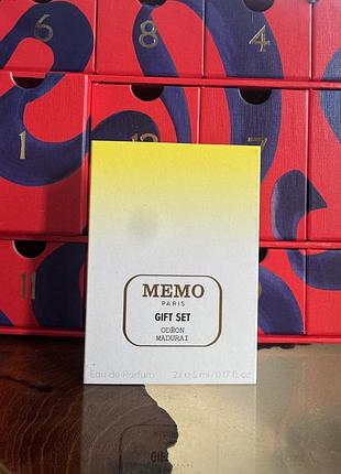Набір парфумів memo (odeon 5 ml та madurai 5 ml)
