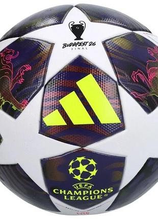 Футбольный мяч adidas ucl league junior 290g 2026 budapest jx9097, размер no5