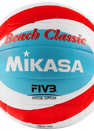 М'яч для пляжного волейболу mikasa beach classic bv543c-vxb-rsb