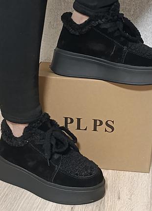 Автоледи,зимние ботиночки plps 
36-40р/черные