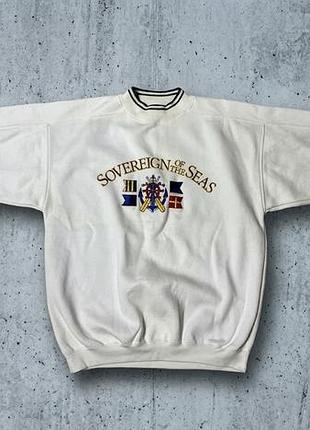 Винтажный оверсайз свитшот gear for sports в морском стиле (vintage 90s)