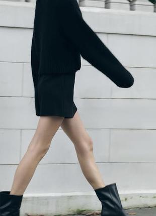 Ботинки из натуральной кожи zara ботильоны челси сапоги