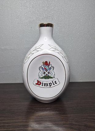 Коллекционная керамическая бутылка / графин john haig dimple (mexico 1986)