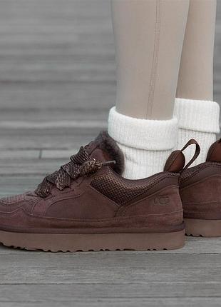 Кроссовки ugg lowmel sneaker brown