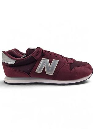 Чоловічі кросівки new balance 500 в бордовому кольорі