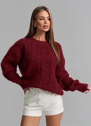 Свитера issa plus wn20-774 universal бордовый