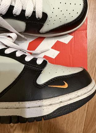 Кросівки чоловічі nike dunk low white/black 3