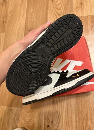 Кросівки чоловічі nike dunk low white/black 2
