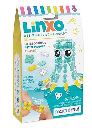 Make it real.linxo: набір для створення брелоків-трансформерів 'звірята' - восьминіг