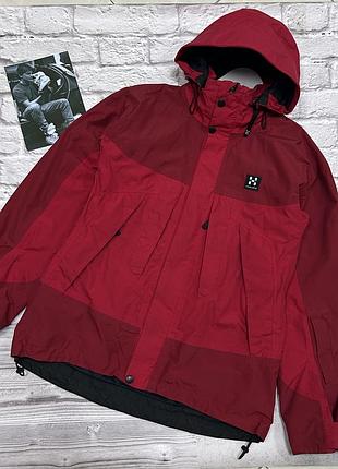 Жіноча трекінгова вітровка haglofs haglofs gore-tex hiking nylon uk 12 eu 38 на мембрані непромокаюча для хайкінгу трейлу похідна в гори ліс бу легка