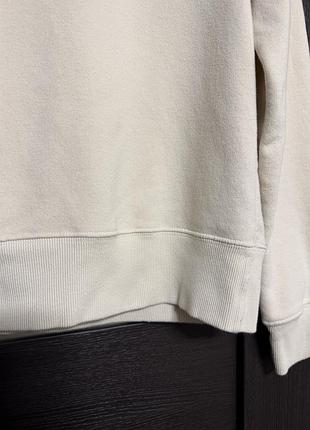 Молочний екрю світшот zara 4