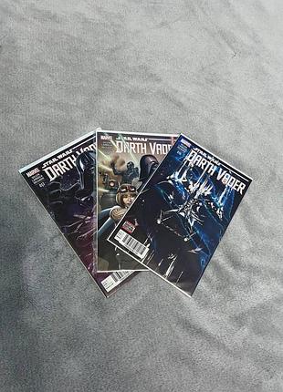 Комиксы star wars darth vader marvel (комплект 3 шт.)