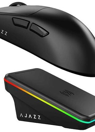 Беспроводная игровая мышь ajazz aj200p near link ai mc black (aj200p-nl-ai-mc-b) чорная