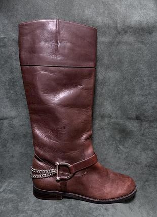 Шкіряні чоботи-жокейки lauren ralph lauren jacqui (оригінал, р. 35.5-36)