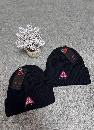 🔥 шапка nike acg чорна 💜😎 5