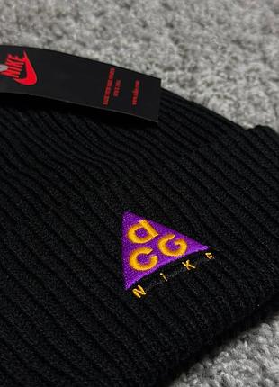 🔥 шапка nike acg чорна 💜😎 2
