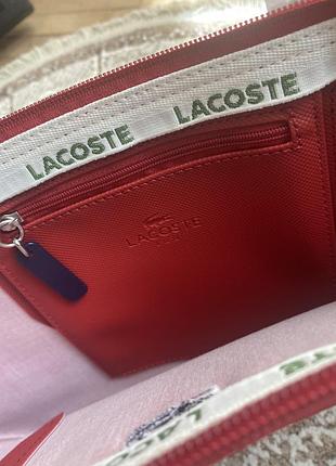 Шопер жіночий lacoste червоний 4
