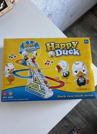 Інтерактивна іграшка-трек happy duck (музична гірка з каченятами)