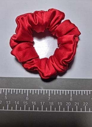Шовковий скранч,  натуральний атласний шовк