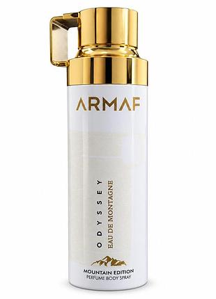 Парфюмерный дезодорант унисекс armaf odyssey montagne 200мл