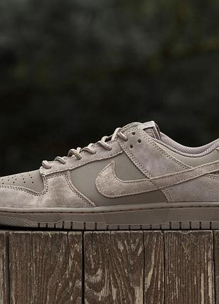 Кроссовки nike sb dunk low brown
