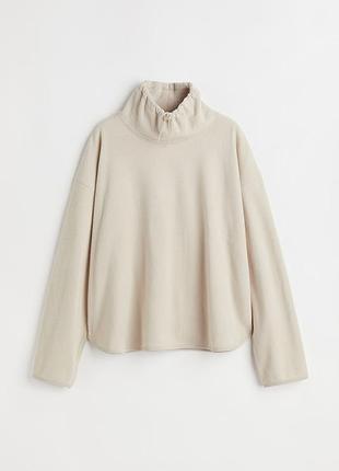 Свитшот h&amp;m из мягкого флиса.