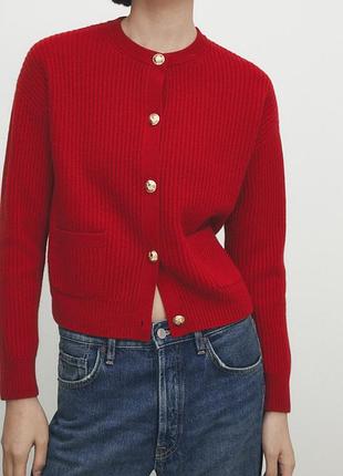 Кардиган з вовни massimo dutti, р. s-m