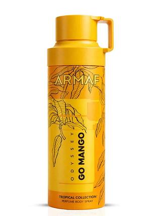 Парфюмерный дезодорант унисекс armaf odyssey go mango​​​​​​​ 200мл