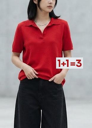 1+1=3 🎁 бавовняна футболка поло від  in linea