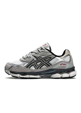 Кроссовки asics gel-nyc grey silver white